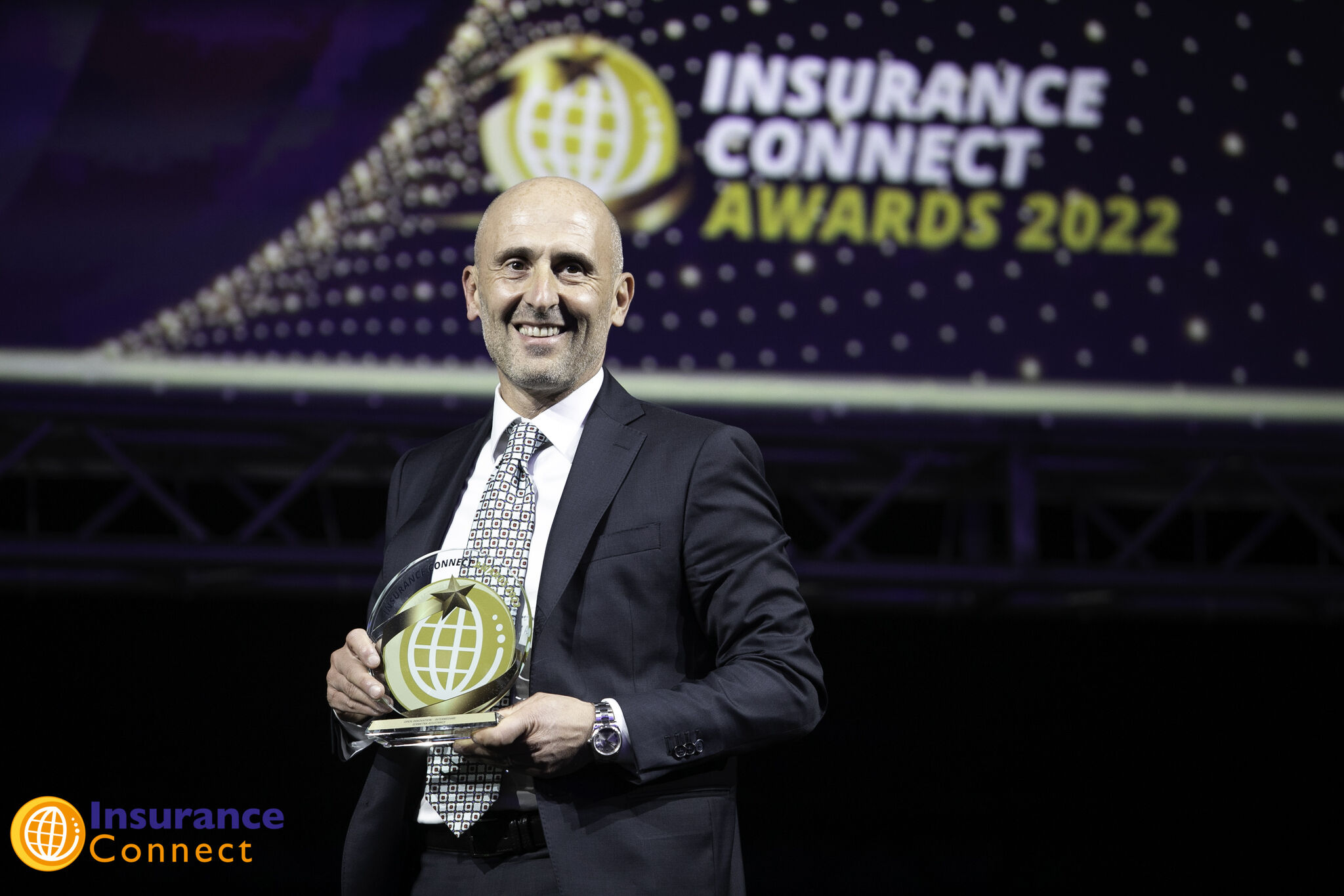 AD Sermetra Assistance Denis Girola Durante l'Evento Insurance Connect Award 2022